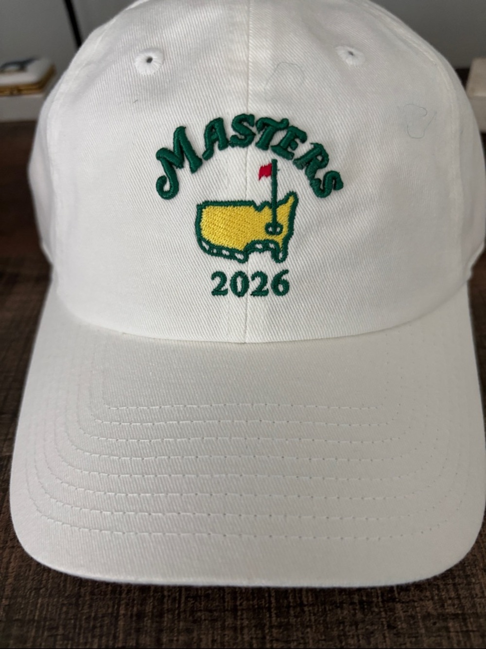 NWT Masters 2026 Embroidered White Golf Hat
